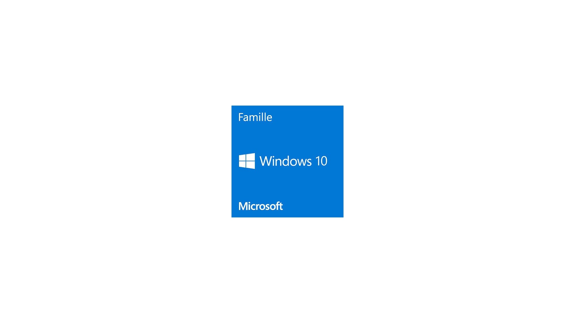 Windows 10 Famille 64 bits (français) - Licence OEM